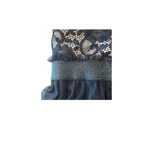 Speechless Whimsigoth Junior XL Blk Lace Tulle Fairygoth Witchy Party Dress - Picture 13 of 13